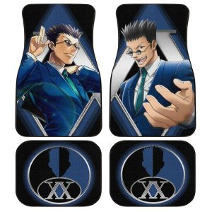 Leorio Car Floor Mats Custom Hunter x Hunter Anime Car Interior Accessories