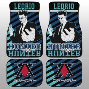 Leorio Paradinight Car Floor Mats Custom Hunter x Hunter Anime Car Accessories