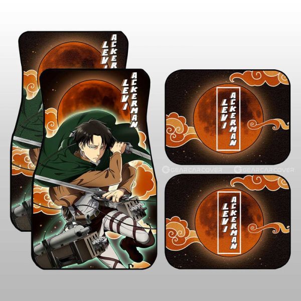 Levi Ackerman Car Floor Mats Custom Attack On Titan Anime