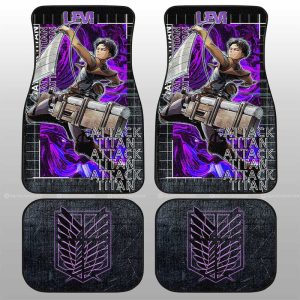 Levi Car Floor Mats Custom Attack On Titan Car Accessories