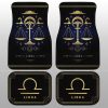 Libra Car Floor Mats Custom Zodiac Car Accessories