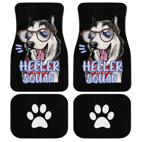 Lovely Husky Car Floor Mats Custom Car Accessories Gift Idea For Husky Lovers