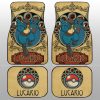 Lucario Car Floor Mats Custom Car Interior Accessories