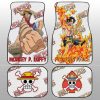 Luffy And Ace Car Floor Mats Custom