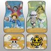 Luffy And Law Car Floor Mats Custom One Piece Map Car Accessories For Anime Fans