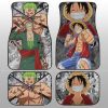 Luffy And Zoro Car Floor Mats Custom One Piece Anime Car Accessories