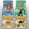 Luffy And Zoro Car Floor Mats Custom One Piece Map Car Accessories For Anime Fans