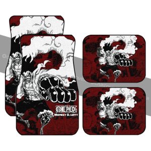 Luffy Gear 4 Car Floor Mats Custom Anime Mix Manga One Piece Car Interior Accessories