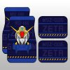 MSZ-006 Zeta Gundam Car Floor Mats Custom Gundam Anime Car Accessories