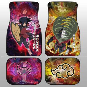 Madara And Zetsu Car Floor Mats Custom Characters Car Accessories