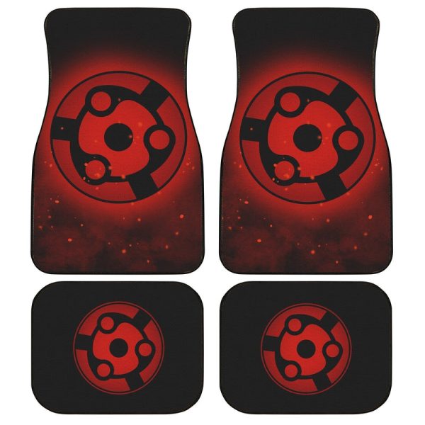 Madara Eternal Mangekyou Car Floor Mats Custom Sharingan Anime Car Accessories