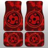 Madara Mangekyo Sharingan Car Floor Mats Custom Anime Tie Dye Style