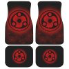 Madara Mangekyou Car Floor Mats Custom Sharingan Anime Car Accessories