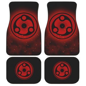 Madara Mangekyou Car Floor Mats Custom Sharingan Anime Car Accessories