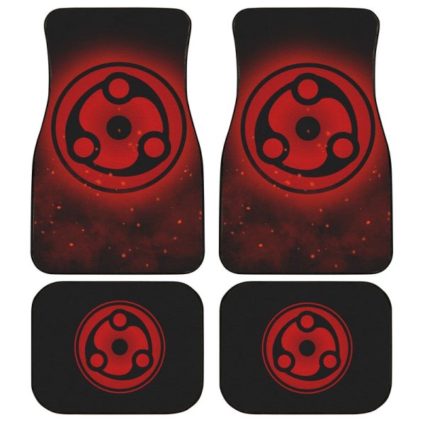 Madara Mangekyou Car Floor Mats Custom Sharingan Anime Car Accessories