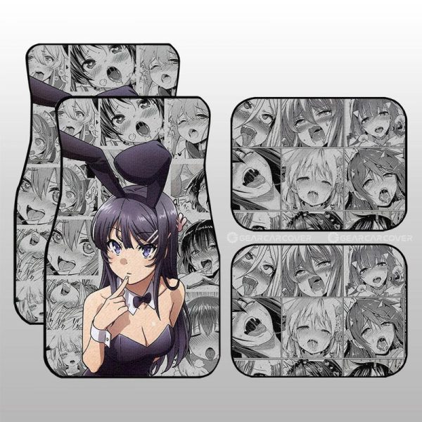 Mai Sakurajima Car Floor Mats Custom Bunny Girl Senpai Car Accessories