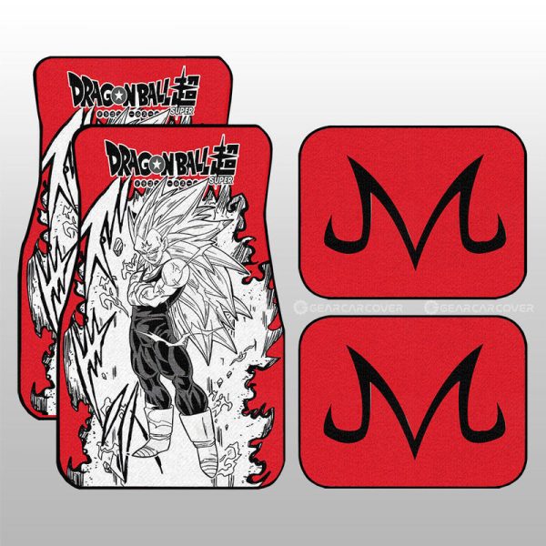 Majin Vegeta Car Floor Mats Custom Car Accessories