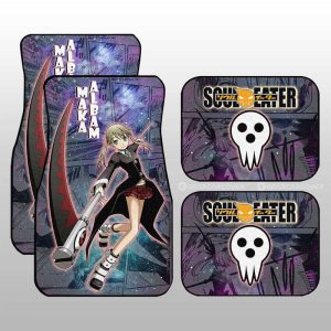 Maka Albarn Car Floor Mats Custom Manga Galaxy Style