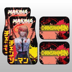 Makima Car Floor Mats Custom Car Accessories