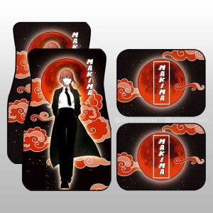 Makima Car Floor Mats Custom Chainsaw Man Anime