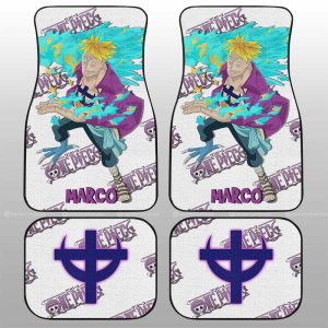 Marco Car Floor Mats Custom One Piece Anime