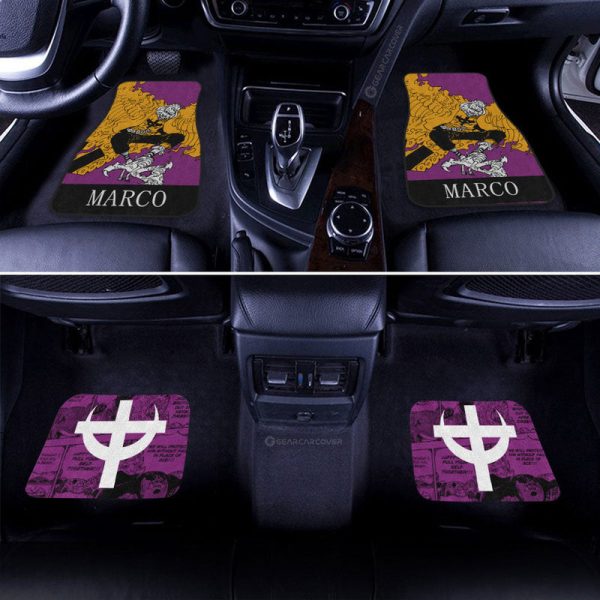 Marco Car Floor Mats Custom One Piece Anime Car Accessories