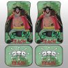 Marshall D Teach Car Floor Mats Custom One Piece Anime Car Accessories