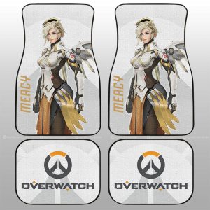 Mercy Car Floor Mats Custom Overwatch