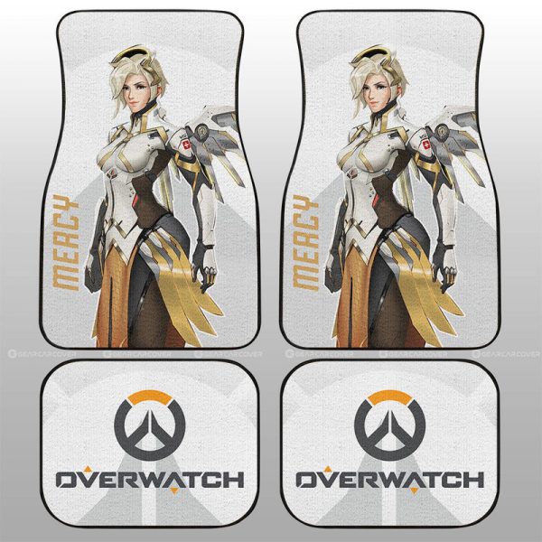 Mercy Car Floor Mats Custom Overwatch