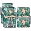 Merry Christmas Sailor Neptune Car Floor Mats Custom Anime Sailor Moon Car Accessories