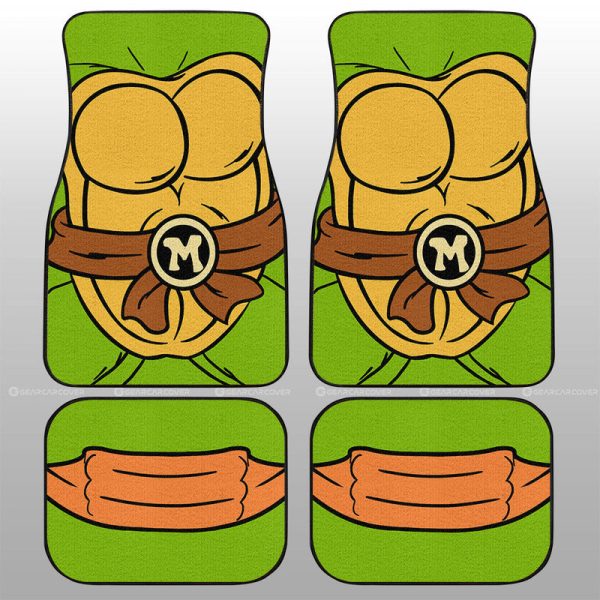 Michelangelo Car Floor Mats Custom Ninja Turtle Car Accessories