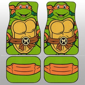 Michelangelo Car Floor Mats Custom Ninja Turtle Car Accessories