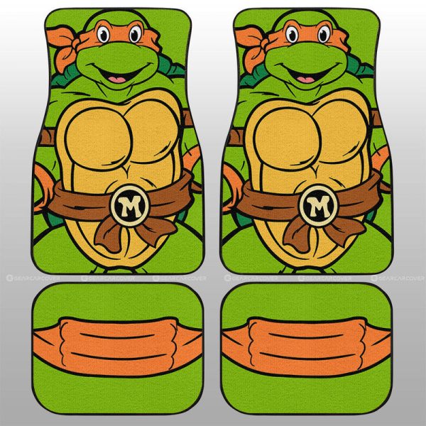 Michelangelo Car Floor Mats Custom Ninja Turtle Car Accessories