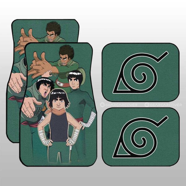 Might Guy Car Floor Mats Custom Anime Car Accessories