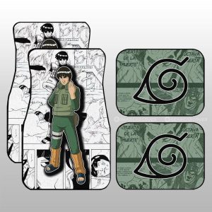 Might Guy Car Floor Mats Custom Anime Car Accessories Mix Manga