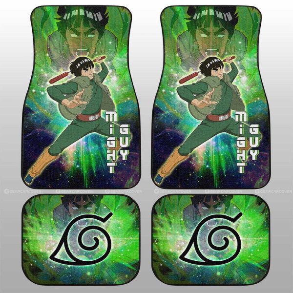 Might Guy Car Floor Mats Custom Characters Anime Car Accessories