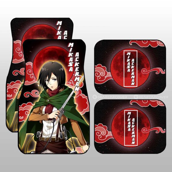 Mikasa Ackerman Car Floor Mats Custom