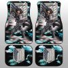 Mikasa Ackerman Car Floor Mats Custom Attack On Titan Anime Car Accessories