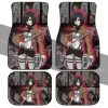 Mikasa Car Floor Mats Custom Anime Attack On Titan Car Interior Accessories