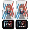 Miku Code 390 Car Floor Mats Custom Darling In The Franxx Anime Car Accessories