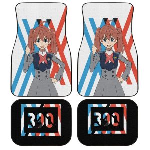 Miku Code 390 Car Floor Mats Custom Darling In The Franxx Anime Car Accessories