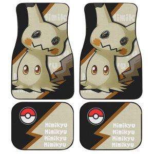 Mimikyu Car Floor Mats Custom Anime Car Interior Accessories