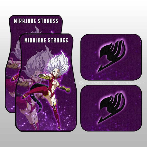 Mirajane Strauss Car Floor Mats Custom Fairy Tail Anime