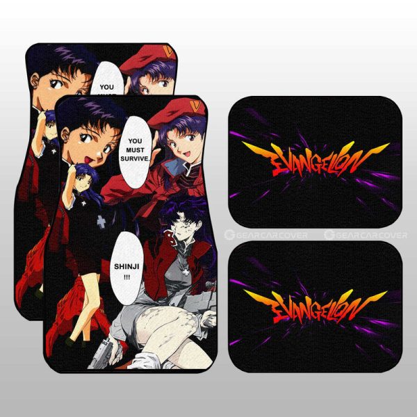 Misato Katsuragi Car Floor Mats Custom NGE