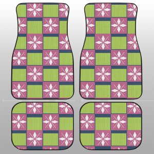 Mitsuri Kanroji Car Floor Mats Custom Anime Car Accessories