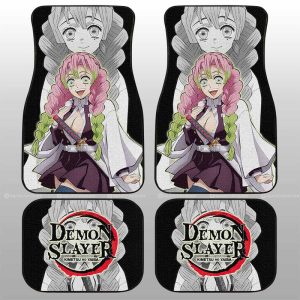 Mitsuri Kanroji Car Floor Mats Custom Demon Slayer Anime Car Accessories