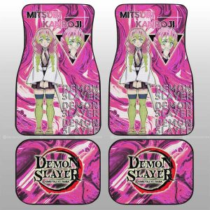 Mitsuri Kanroji Car Floor Mats Custom Demon Slayer Anime Car Accessories