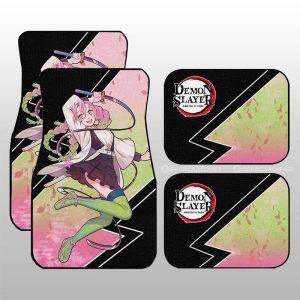 Mitsuri Kanroji Car Floor Mats Custom Demon Slayer Anime Car Accessories