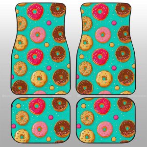 Mixed Donuts Car Floor Mats Custom Girly Pattern Car Accessories