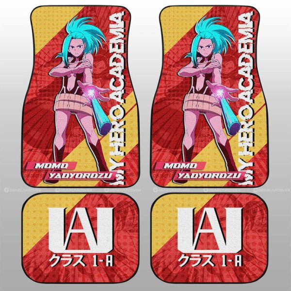 Momo Yaoyorozu Car Floor Mats Custom Car Interior Accessories